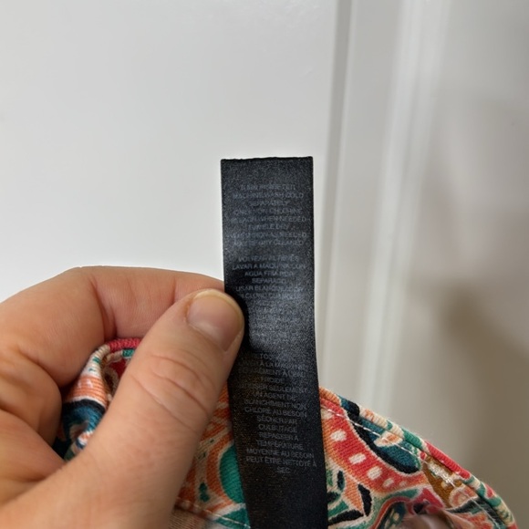 Chicos Size S So Slimming Colorful Stretch Bombay Paisley Girlfriend Ankle Jeans - Picture 15 of 15